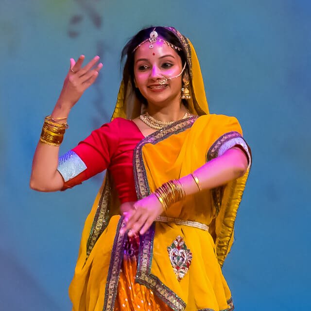 Close-up of an experienced NSDA Elite Senior student performing with precision and confidence.